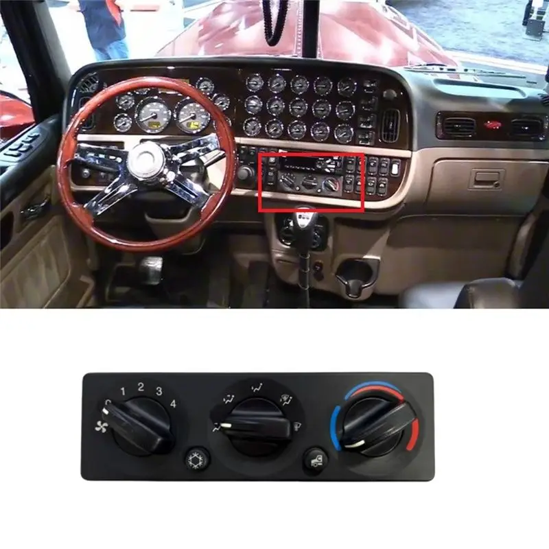 CGDS-HVAC Control Panel Q21-6119 Climate Control Module AC Heater Switch For Peterbilt 389 Accessories