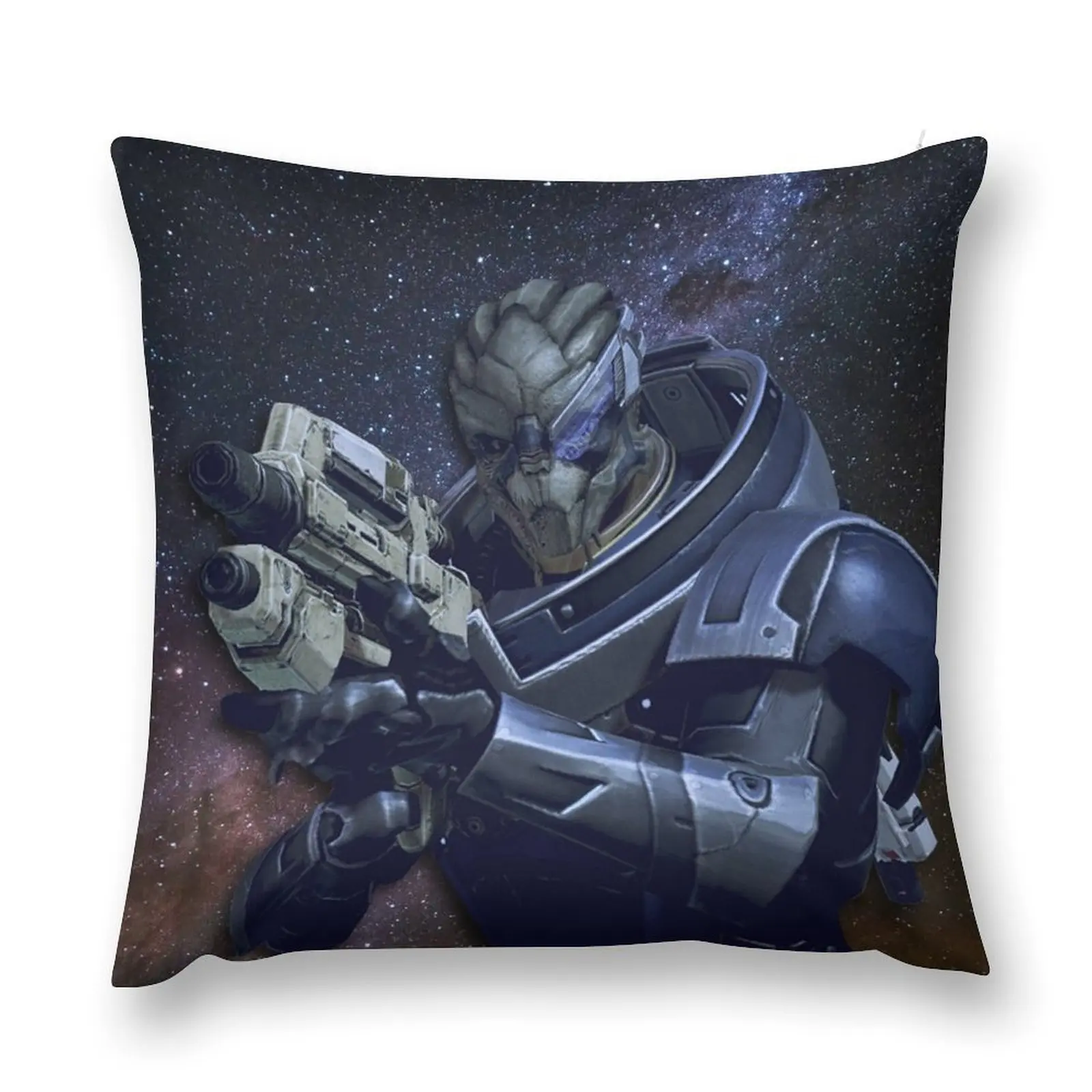 Garrus Vakarian Throw Pillow pillows decor home Christmas Pillows Decorative Sofa Cushions pillow