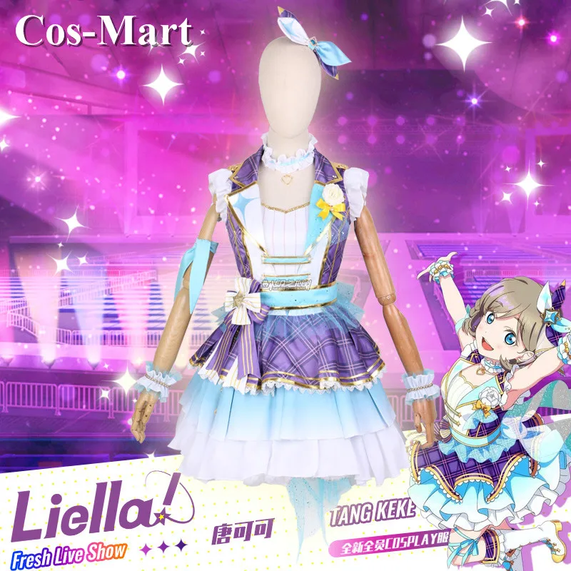 Cos-Mart LoveLive Liella Fresh Live Tang Keke/Heanna Sumire/Shibuya Kanon/Arashi Chisato/Hazuki Ren Cosplay Costume Idol Dress