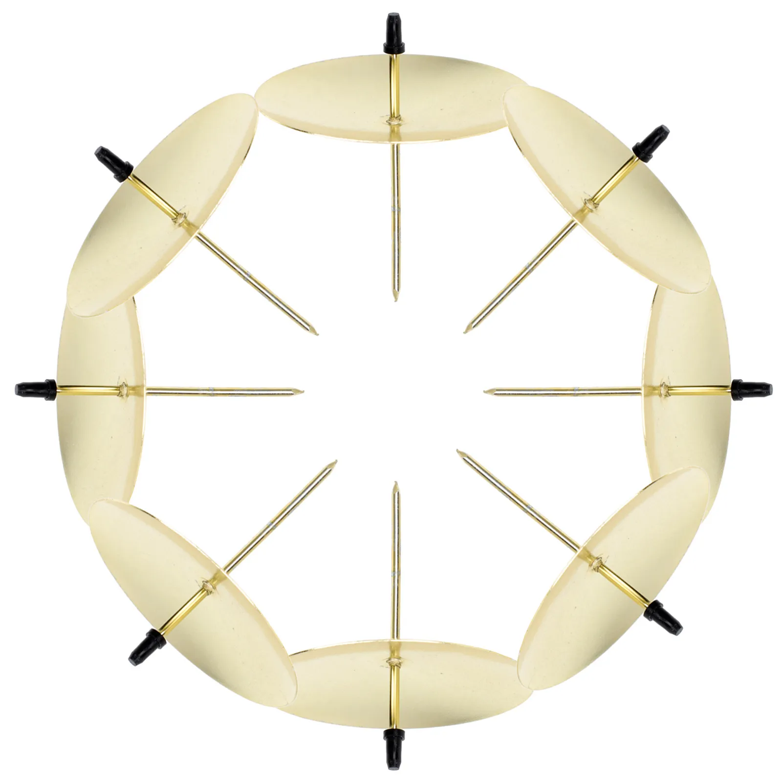12Pcs Metal Fixators Set Large Diameter Holders for Festival Birthday Wedding Party Home Decor Accessories
