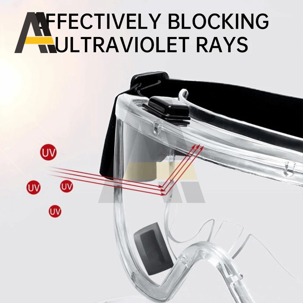 Gafas de protección de soldadura de seguridad antisalpicaduras a prueba de polvo, gafas de trabajo de laboratorio, protección ocular, gafas de