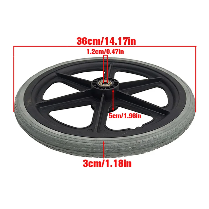 16 inch bicycle wheel 16x1.75 solid off-road tire wheel, suitable For bicycle electric bicycle wheel accessories HotHot