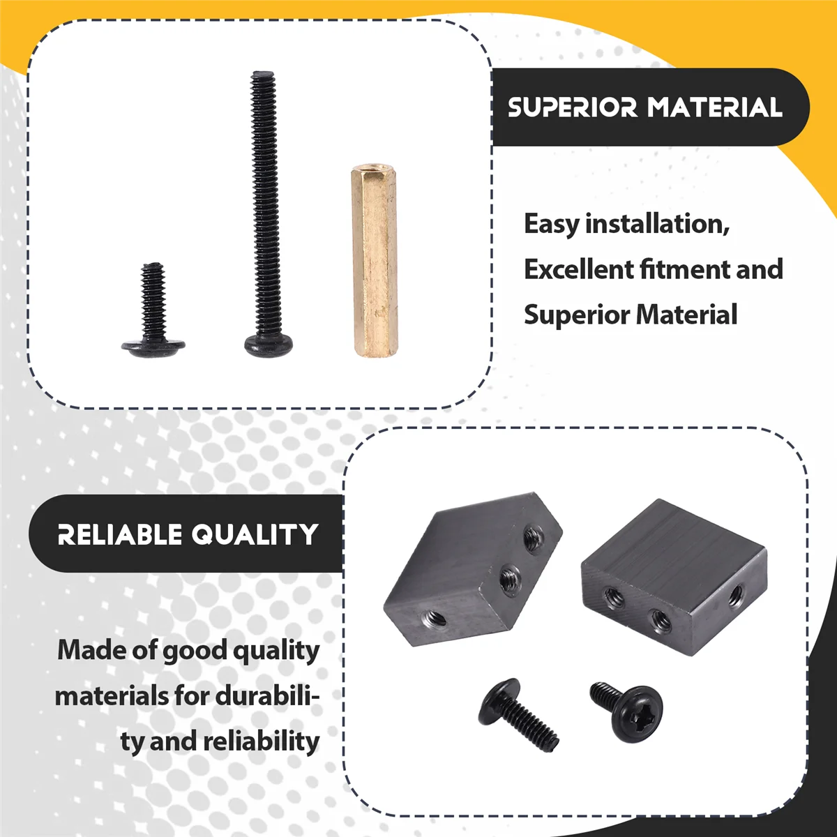 RIRI Metal Servo Fixed Mount Bracket Kit for WPL B14 B16 B36 C24 C34 1/16 RC Truck Car Upgrade Parts Accessories,Titanium