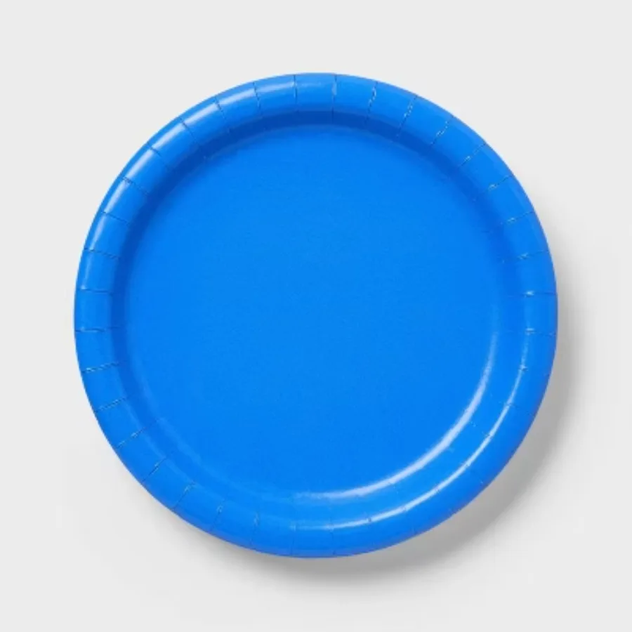 20ct Blue Dinner Paper Plates