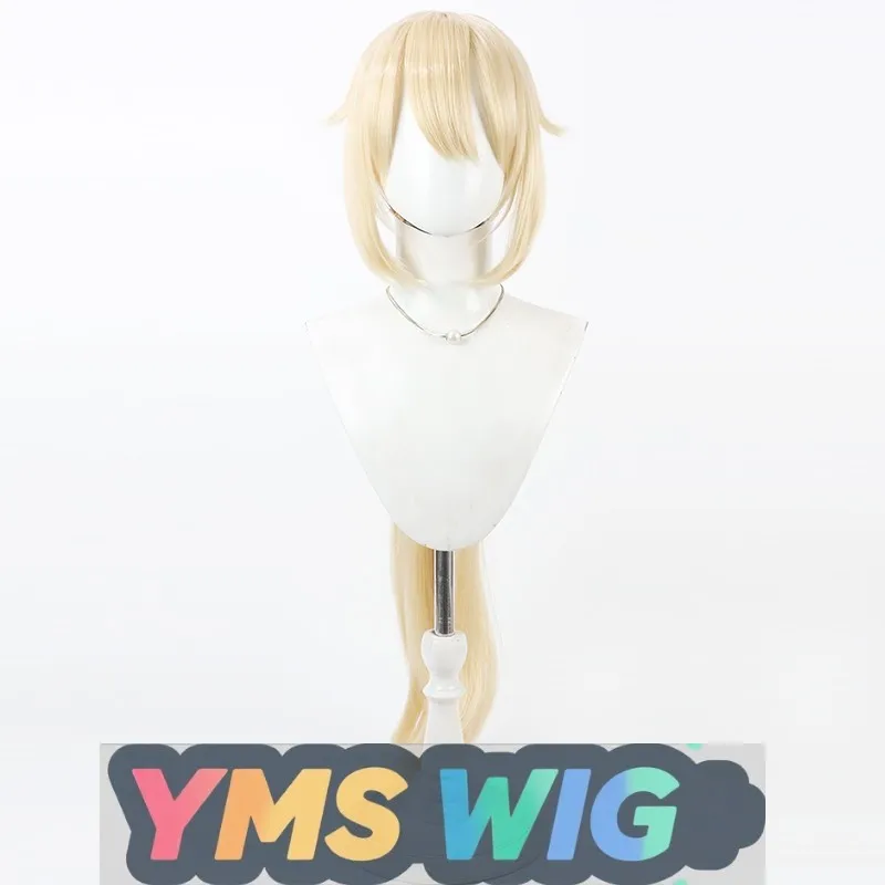 [YMS WIG] 승리의 여신: 니케 윈터 킬러 길티 코스프레 가발, 탈부착 가능한 포니테일