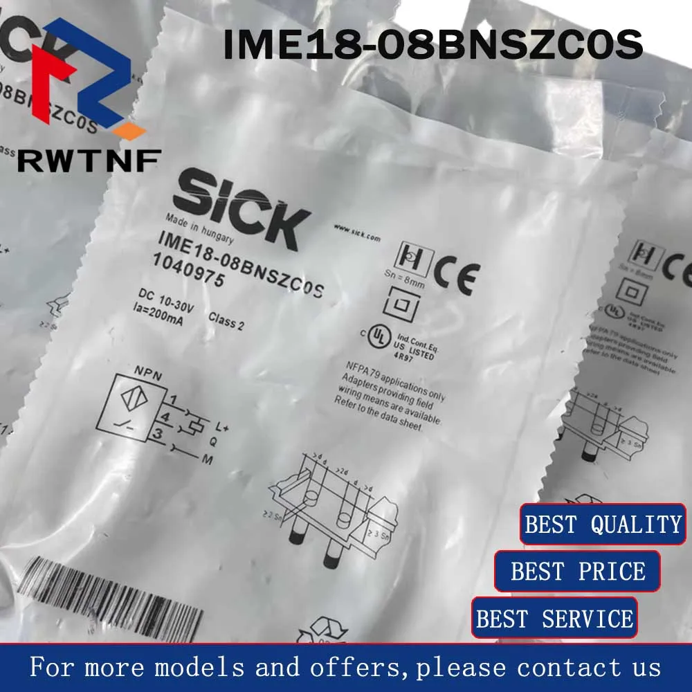 

Новый оригинальный датчик приближения SICK IME18-08BNSZC0S 1040974, 100% оригинальный, в наличии на складе