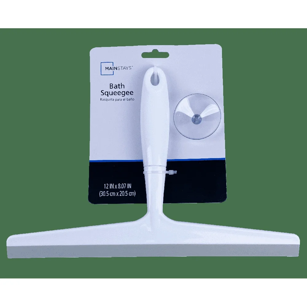 Shower Squeegee with Ergonomic Grip Extendable Handle Easy Storage and Efficient Cleaning 10 Inch Tool Bathroom Use