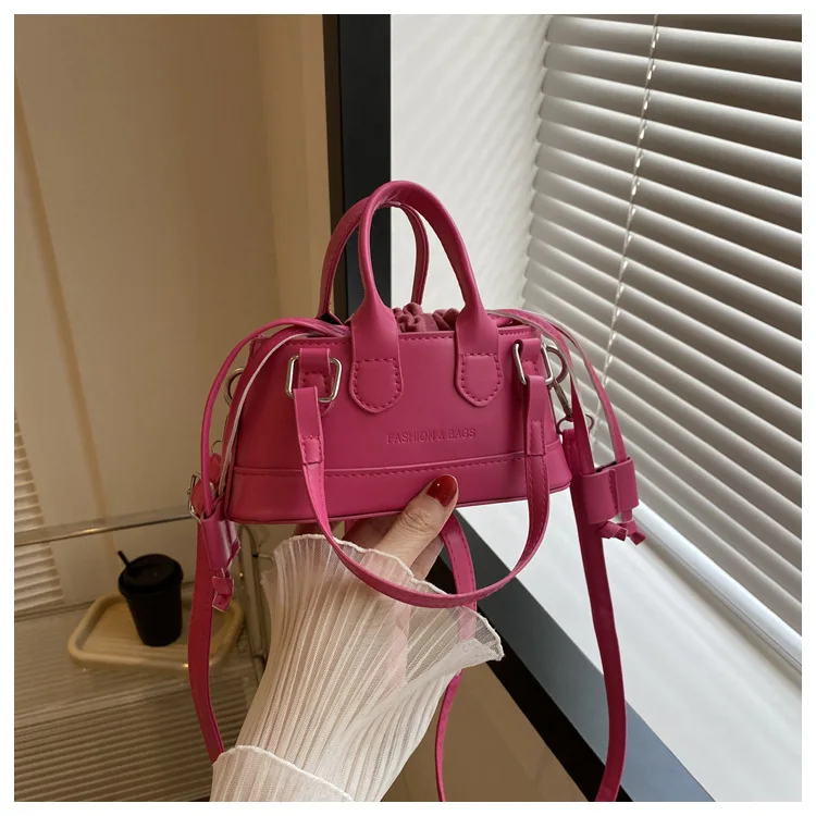 Purple Fashion Woman Bag Trend Shoulder PU PVC Girl Lady Bags Handbag Cosmetic Case Purses Tote Women\'s Hand Bag for Women