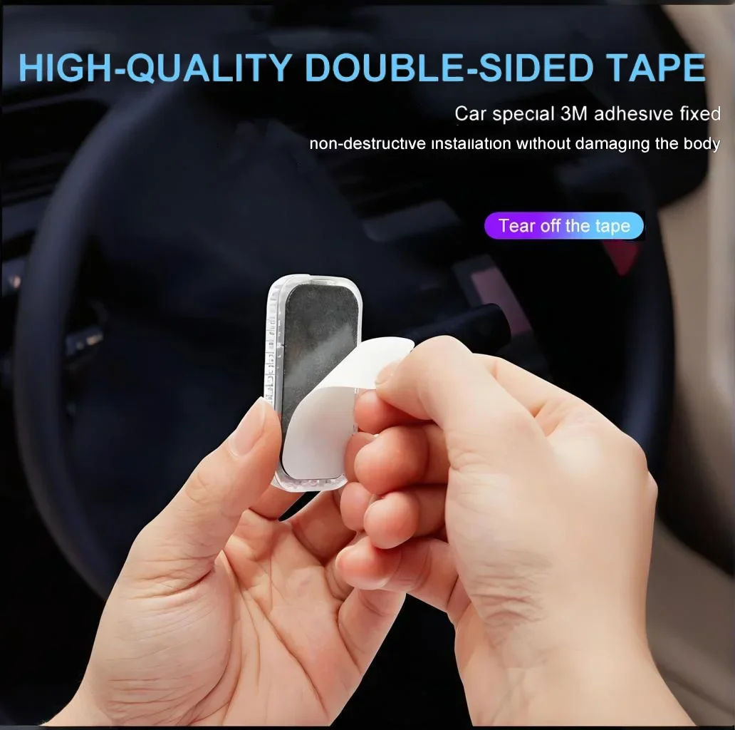 LED Touch Light Mini Wireless Car Interior Lighting Auto Roof Ceiling Reading Lamp for Door Foot Trunk Storage Box USB Charging