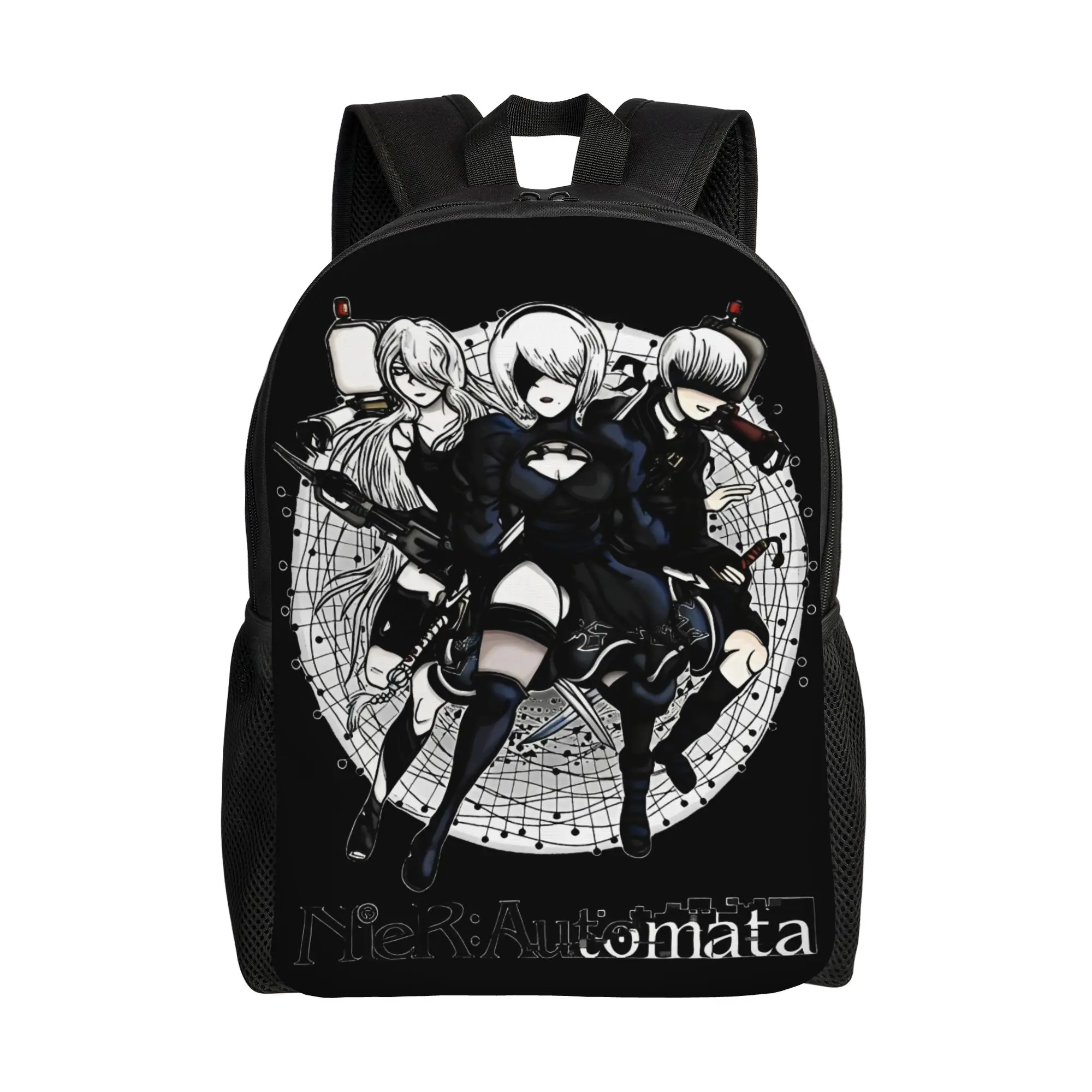 

Рюкзак NieRs Heroes для мужчин, женщин, подростков, школьников, для работы, повседневный, для ноутбука, сумка через плечо, для активного отдыха