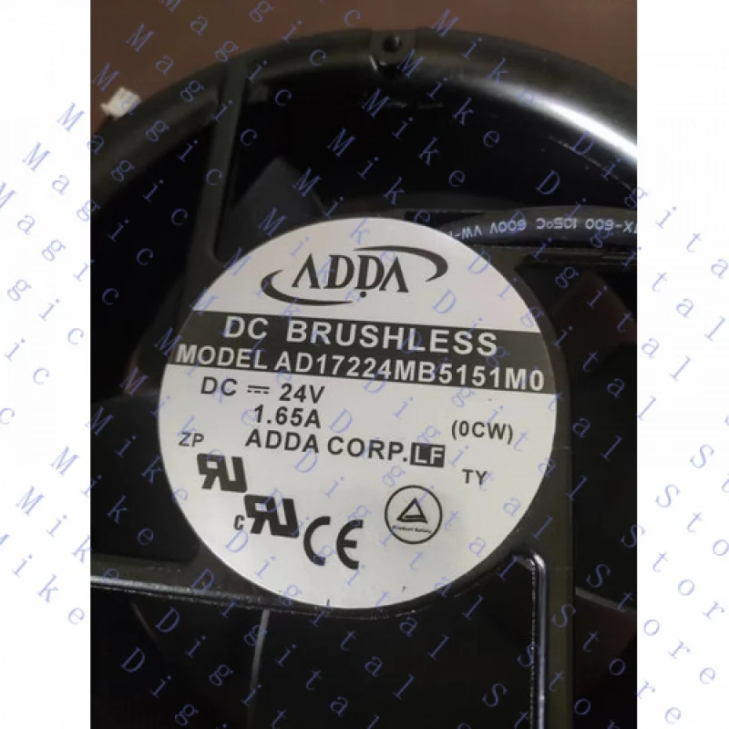 H  1 PCS FOR ADDA Fan AD17224MB5151M0 DC 24V 1.65A 172*150*51MM 2 Wire cooling fan