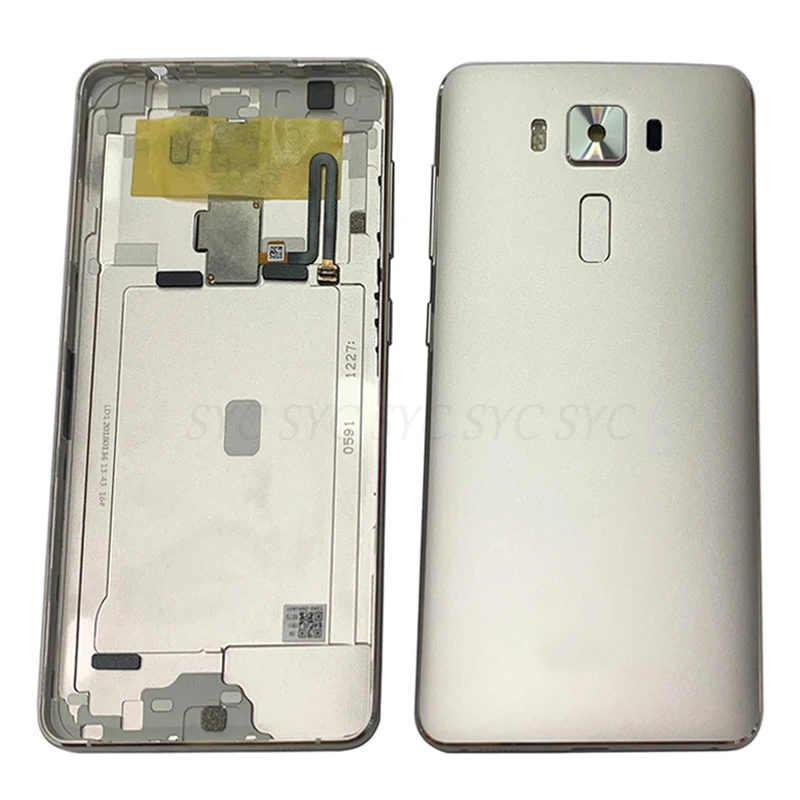 Battery Cover Rear Door Panel Housing Case For Asus Zenfone 3 Deluxe 5.5 ZS550KL Back Cover with Fingerprint Replacement Parts