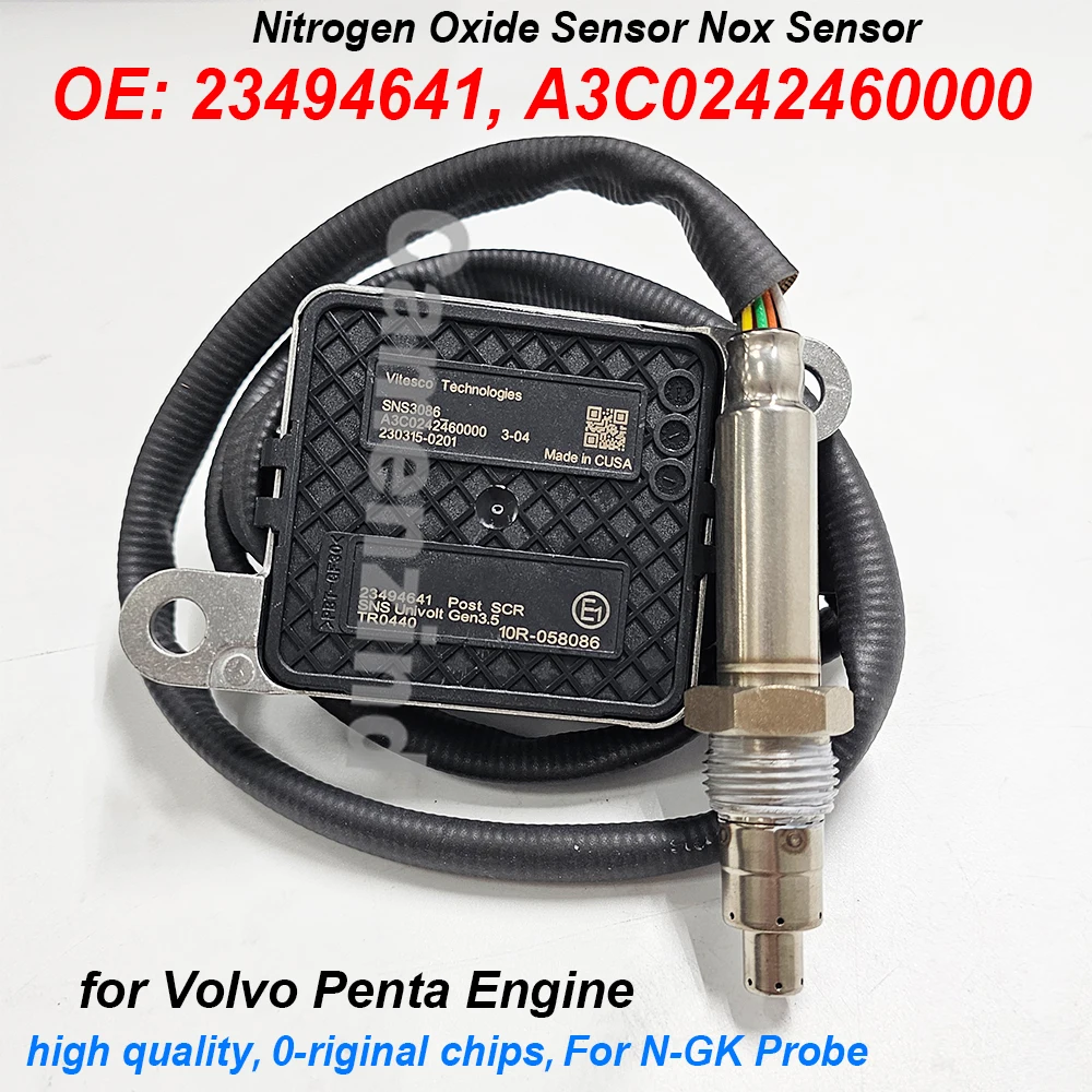 

Nitrogen Oxide Sensor Nox Sensor 23494641 A3C0242460000 for Volvo Penta Engine high quality