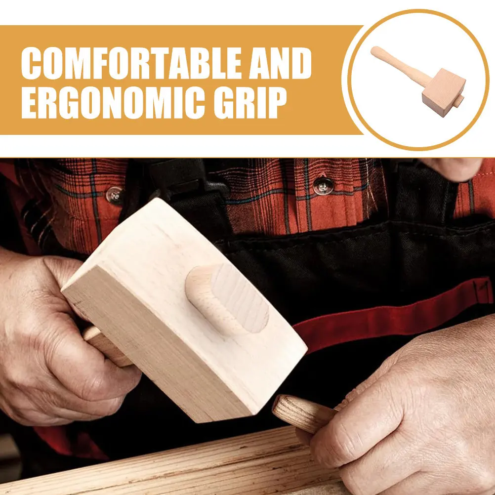 

Small Wooden Hammer for Wood Carving Hand Tools Set Ideal for DIY Woodworking and Home Improvement Tasks Wood Carving Hand Tools