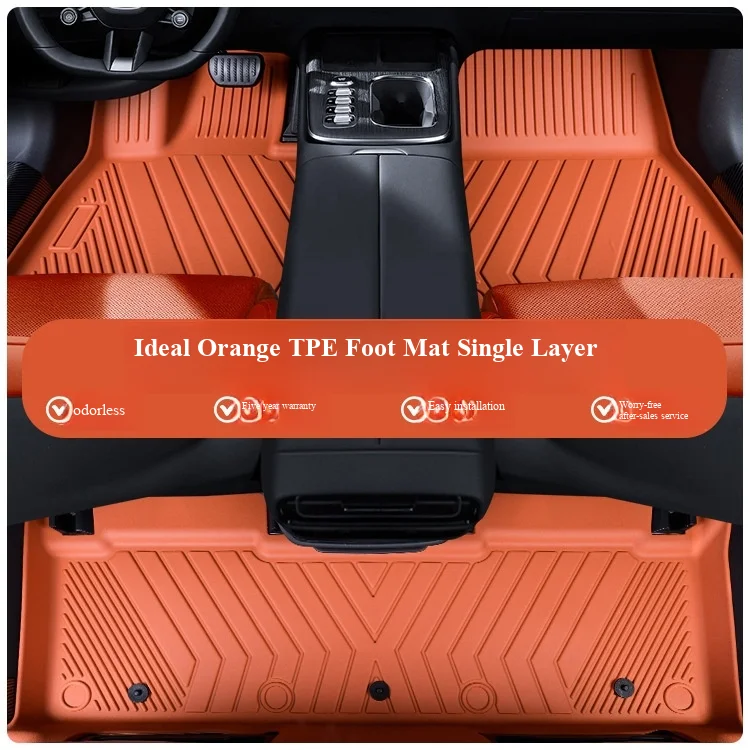 Full wraparound TPE car floor mats Colorful floor mats for all vehicle models
