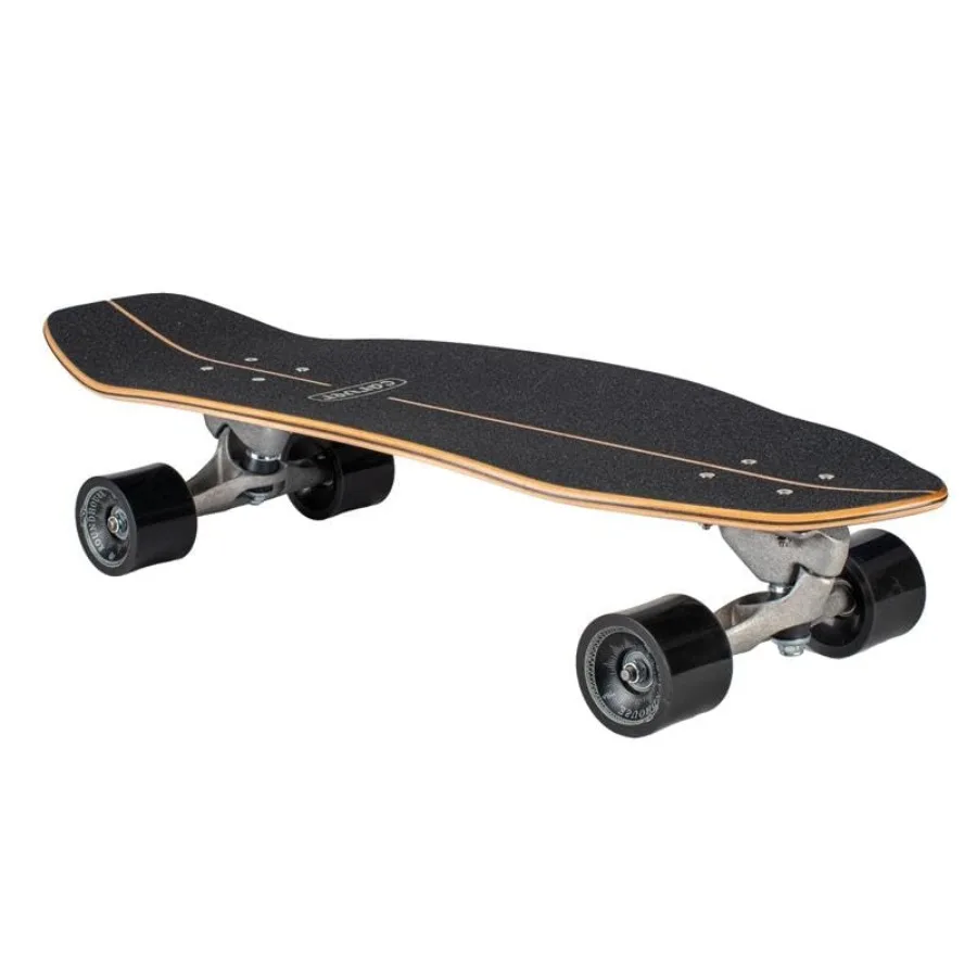 

Серфскейт Super Snapper 28 для городской езды, прочная дека из кленового дерева черного цвета с плавным скольжением