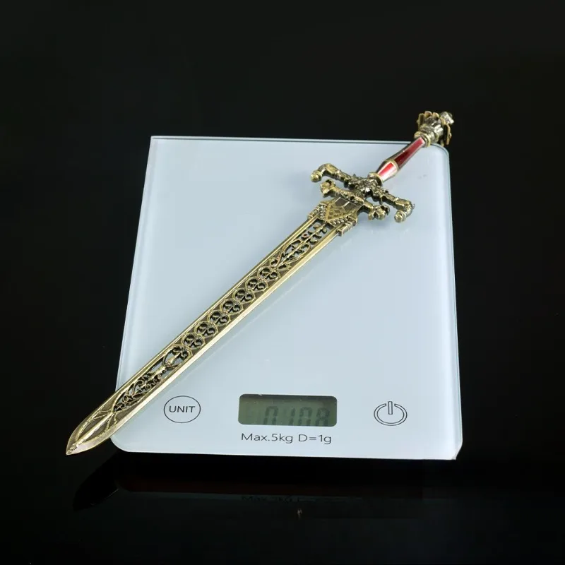 30 cm Spada della Notte e Anello di Fiamma Gioco Periferico Tutto in Metallo Eldened Confezione Regalo Giocattolo Samurai Accessori Artigianali Ornamenti Collezioni