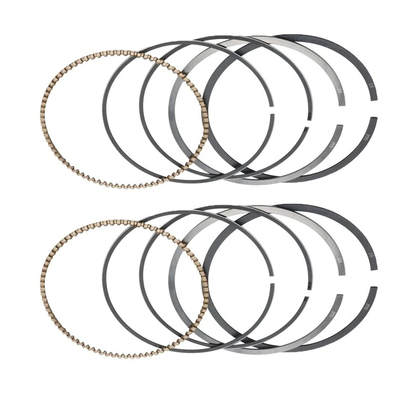 Para Kawasaki VN400 Vulcan Classic 96-03 VN400 Vulcan Drifter 99-02 Vulcan 400 95-97 62MM STD + 25 + 50 anillos de pistón de diámetro dos juegos