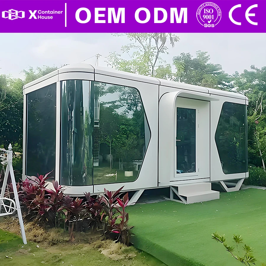 Modular Residential Prefabricated Houses in Luxury Containers Space Home Buildings Prefab Capsule House Factory Prefabrication