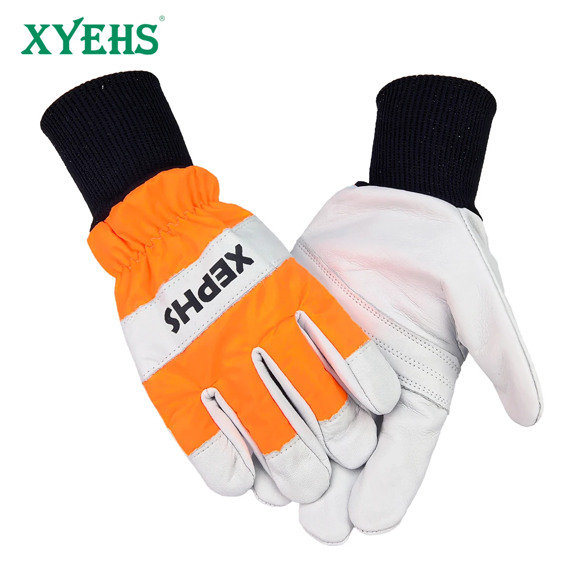 XYEHS 1 Pair Chainsaw Gloves Chainsaw Resistant Gloves Left and Right, Cut-Resistance Gloves Chainsaw Protective Glove (Class 1)