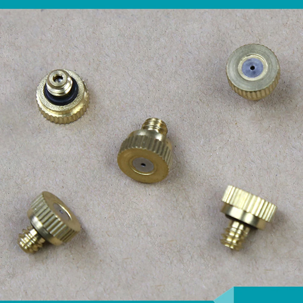 

Nozzle Misting Nozzles Lead-free Brass Cooling System Low Pressure Water Saving Anti-rust Long Lifespan Fits Outdoor