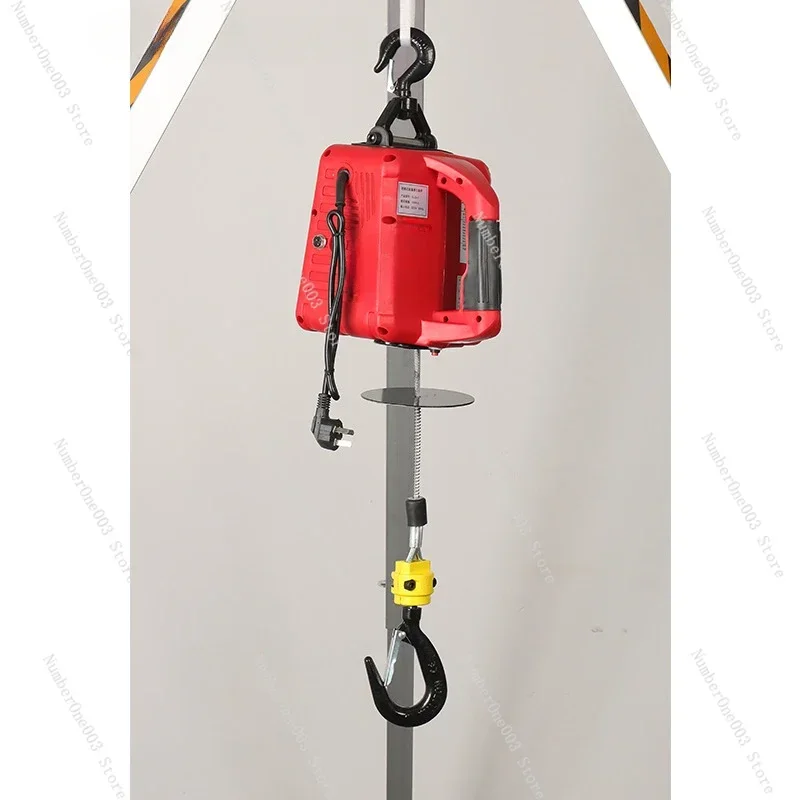 

Small Portable Electric Hoist Crane, Wire Rope, 110V, 230V