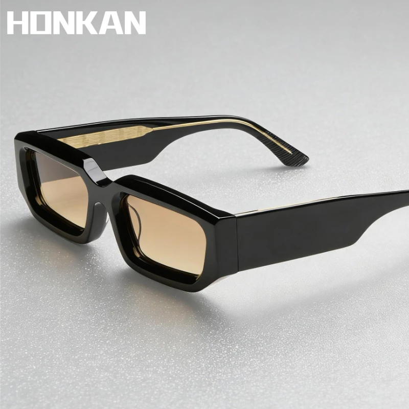 

Luxury Handmade Thick Acetate Frame Men Polarized Sunglasses High Quality Outdoor UV400 Protection Women Small Frame Sunglasses