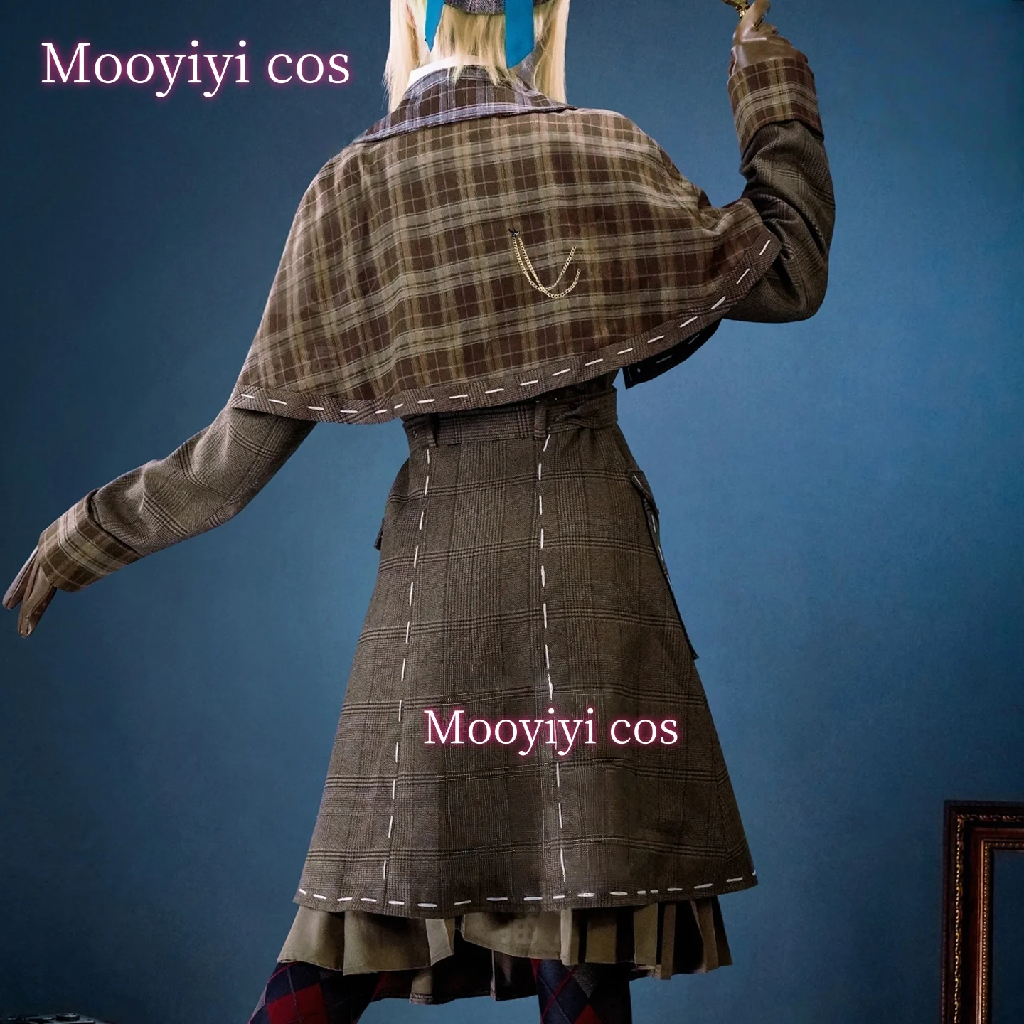 حديثا إيما وودز تأثيري حلي هالوين عيد الميلاد لعب الأدوار حفلة لعبة كوميدية الهوية الخامس بستاني المرأة فستان S-XXL #5