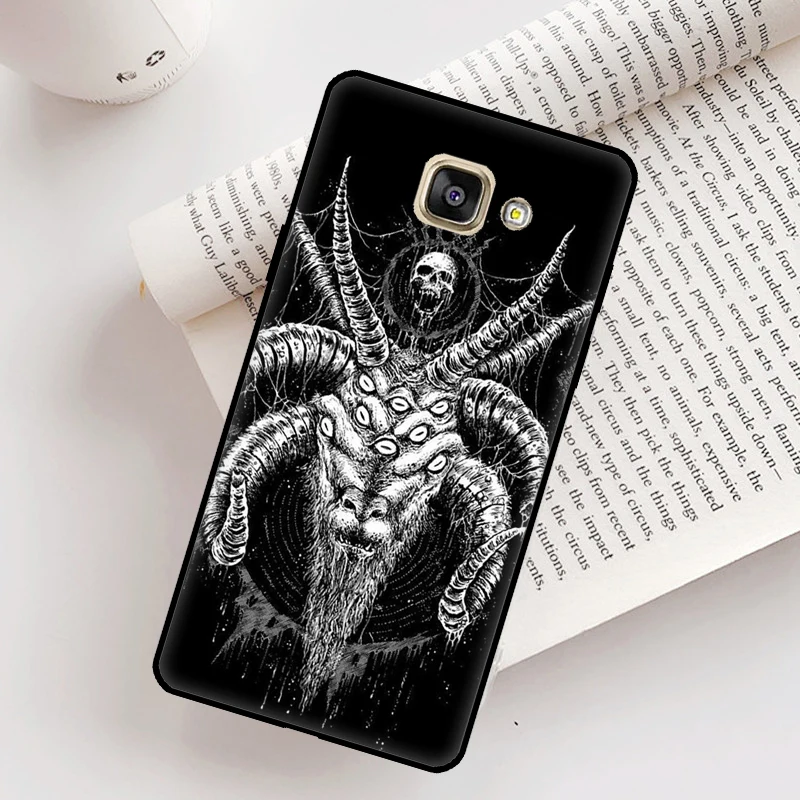 Devil Satan Cover For Samsung Galaxy J4 J6 Plus A6 A8 A9 J8 2018 A3 A5 J3 J5 J7 2016 2017 Phone Case