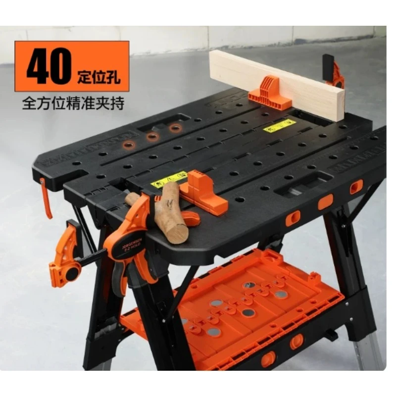 Foldable Mobile Lifting Woodworking Workbench Multifunctional DIY Handmade Operation Saw Table