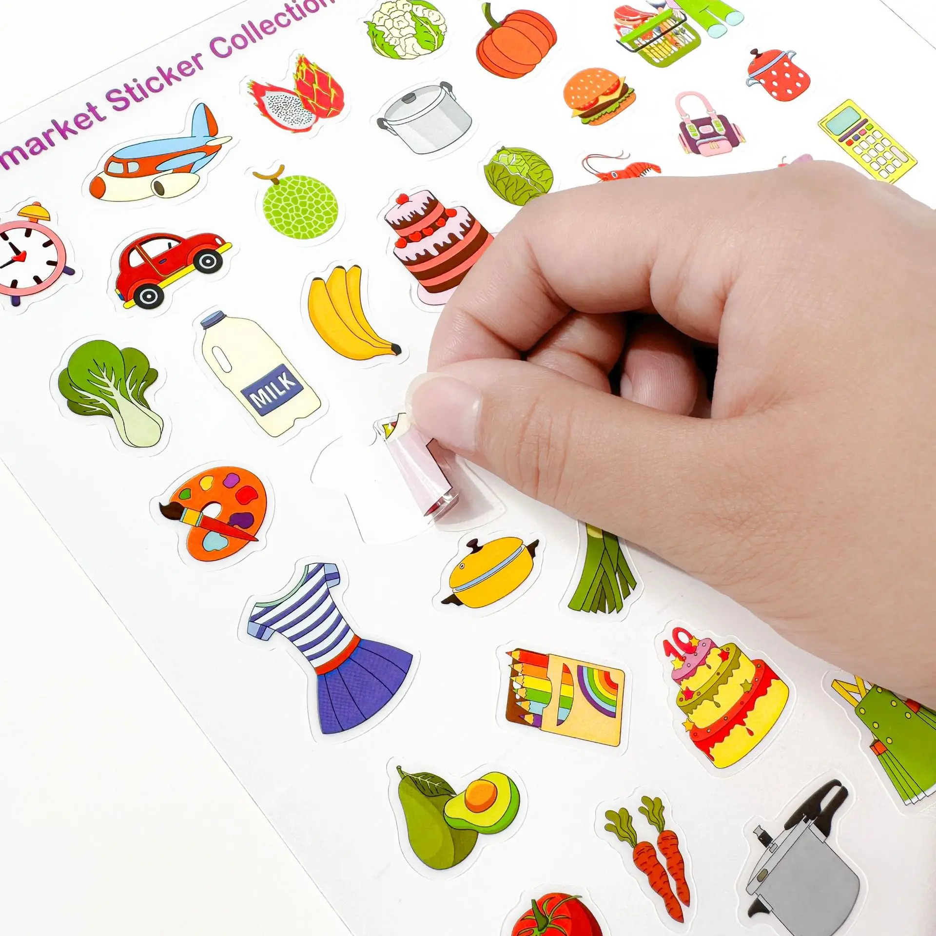 Herbruikbare Plakstickers Voor Kinderen Op De Campus Levensscènes Voor Vroege Educatie Stickerspellen Boeken Leren Cognitiespeelgoed Voor Kinderen