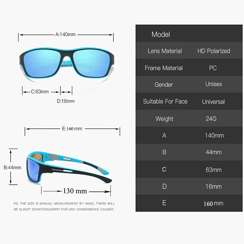 Mens Gepolariseerde Voor Mannen Outdoor Sport Rit Winddicht Zand Goggle Zonnebril Uv-bescherming Sport Zonnebril Fietsen Sunglass