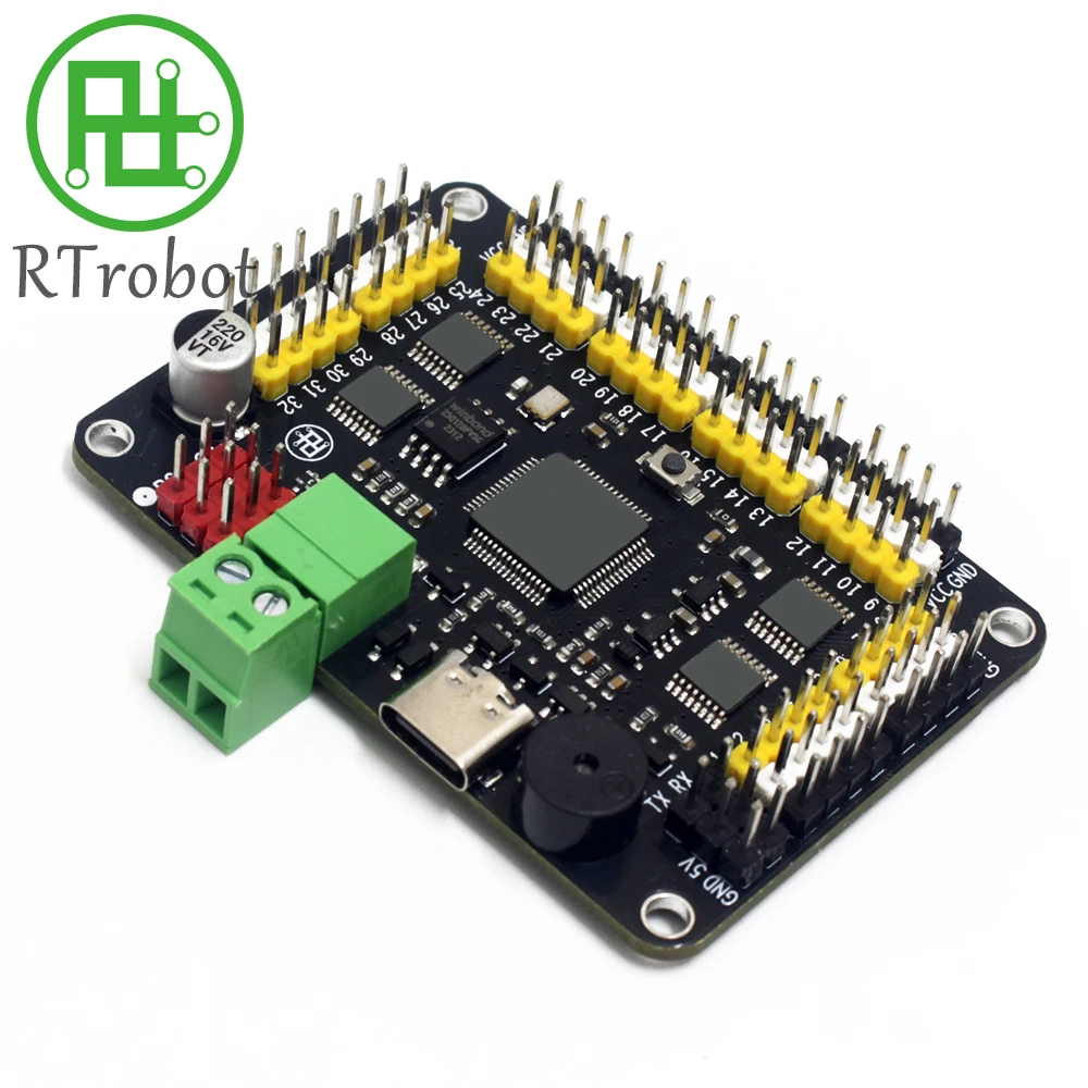 32 24 16 Channel Robot Servo Control Board Servo Motor Controller PS-2 Wireless Control USB/UART Connection Mod