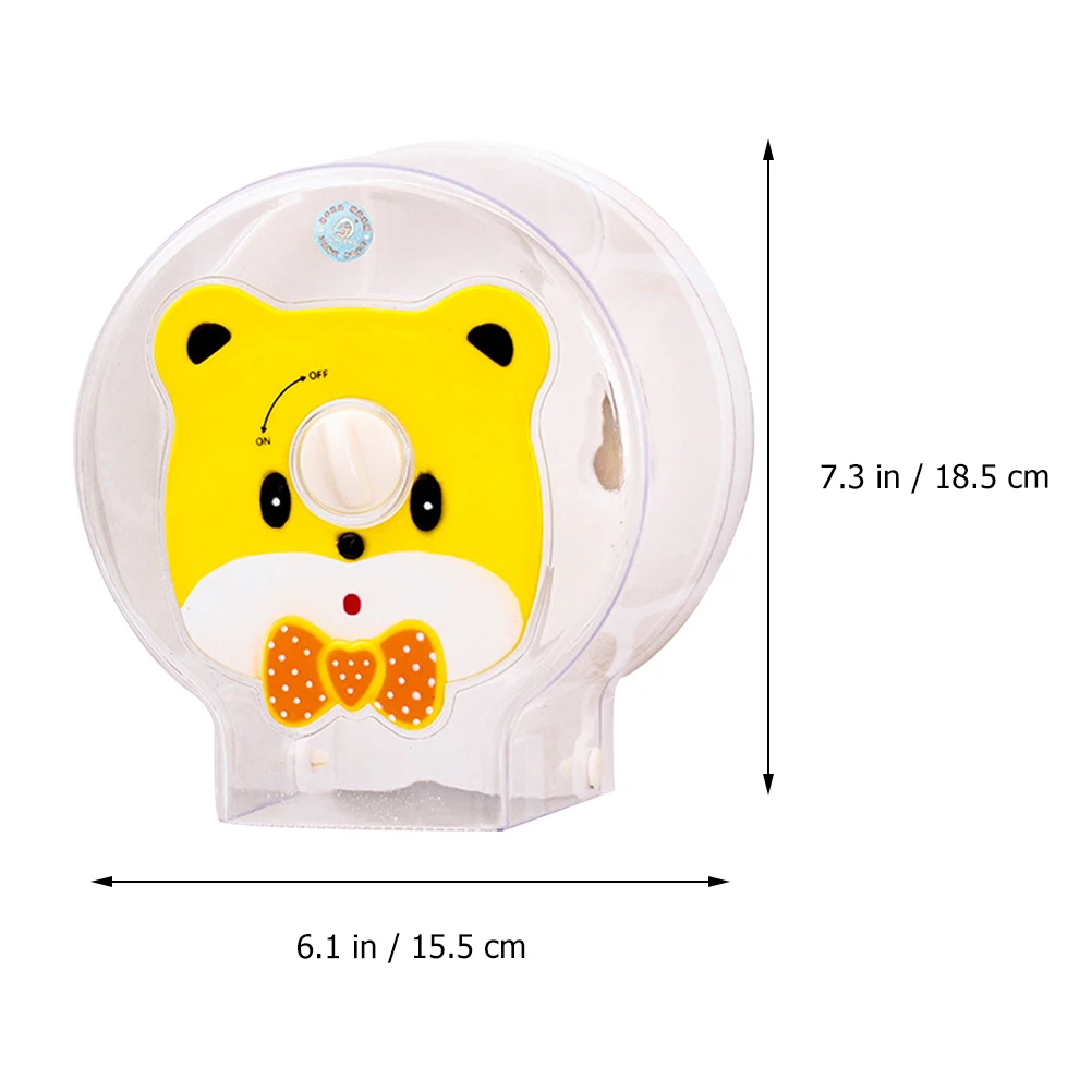 

Waterproof Tissue Box Plastic Roll Paper Rack Suction Cup Toilet Paper Holder Transparent Capacity Curved Design Bathroom