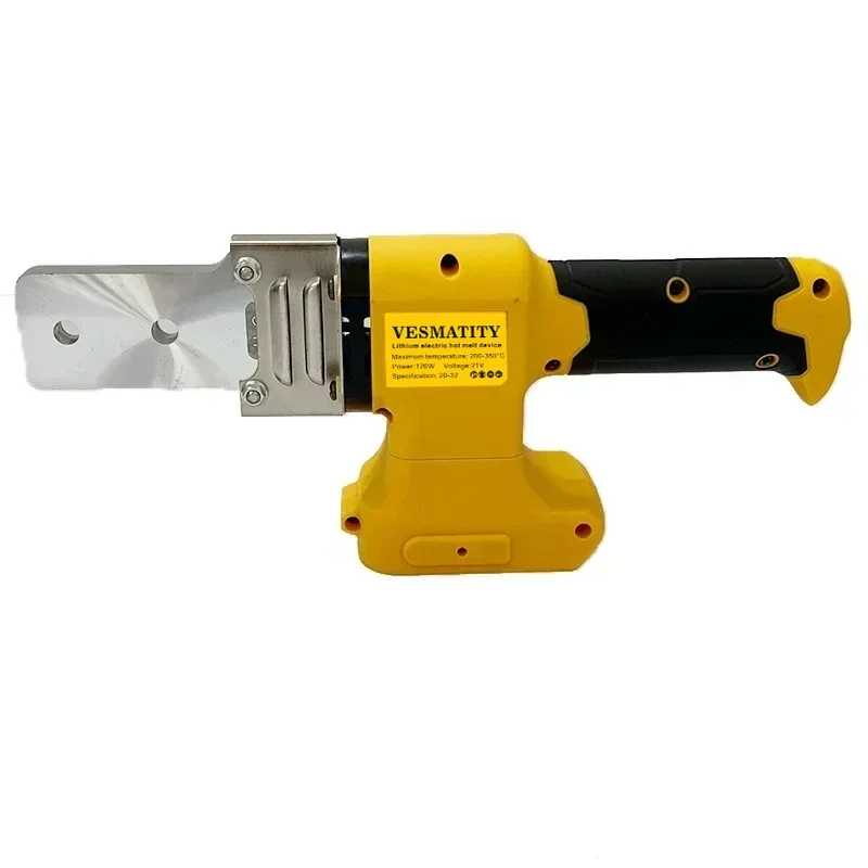 Cordless Pipe Welding Machine 20-50mm Plastic Pipe Soldering Hot Melt Tool for PPR PB PE Tube, Portable Plumbing Fusion Tool