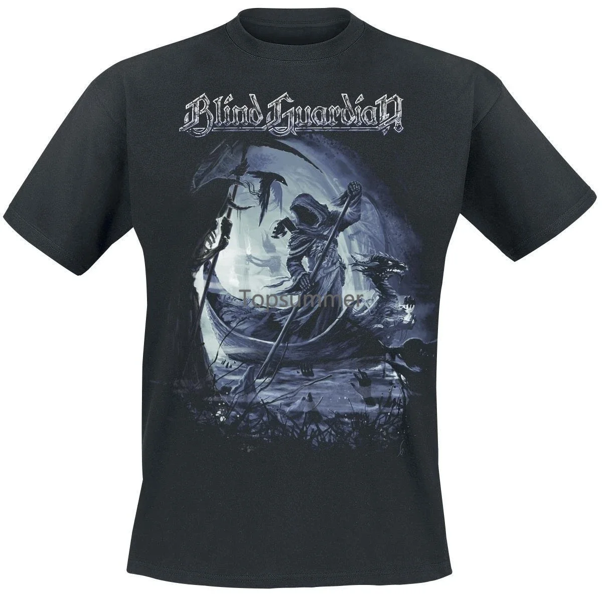 Men T Shirt Blind Guardian A Feast For Wacken Fashion Black Funny T-Shirt Novelty Tshirt Women