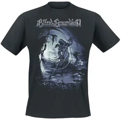 Camiseta negra divertida para hombre y mujer, prenda de vestir, A la moda, de Blind Guardian A Feast For Wacken, novedad