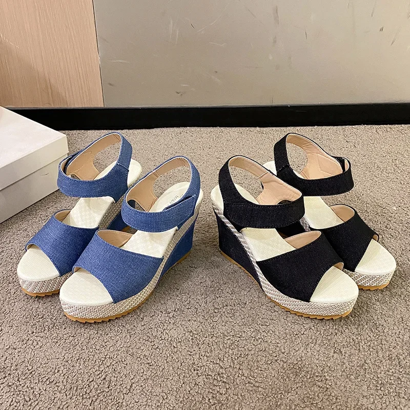 High-heeled Wedge Platform Fish Mouth New Women's Peep Toe Sandals Womens Shoes Comfort Summer Designer Shoes