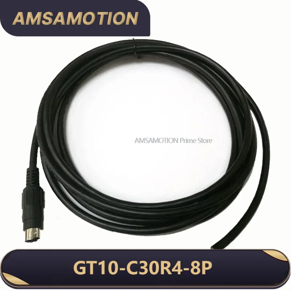 Amsamotion GT10-C30R4-8P For Mitsubishi GT1020/1030 Touch Panel HMI To  FX Series PLC Communication Cable GT10-C50R4-8P