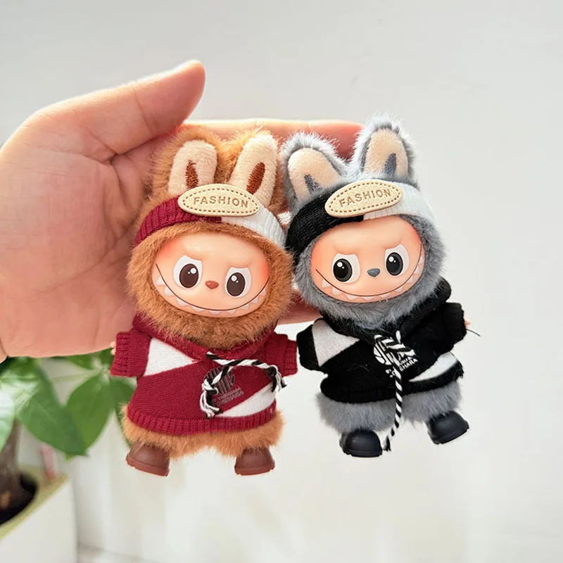 

Trendy/Cool Clothing For 4th Gen Mini LABUBU Pin For Love Series Red Blazing Flame & Night Track Set – LABUBU Doll Outfit