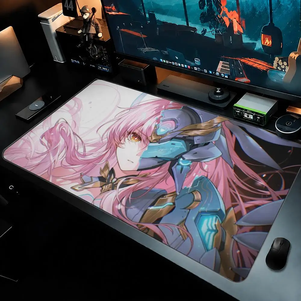 Wuthering Waves Aemis Mouse Pad Large Mouse Pad For Computer Laptop Keyboard Gaming Desk Mat Gamer Office Accessories
