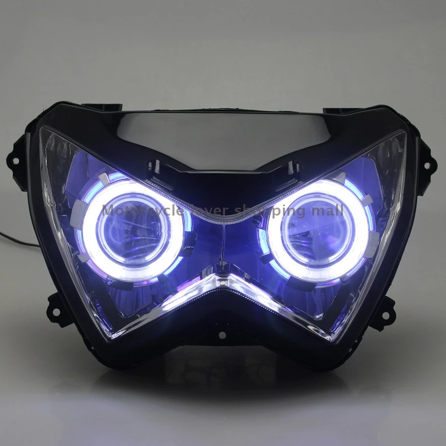Motorcycle Head Light Custom LED Headlamp HID Projector Headlight Assembly For Kawasaki Z800 Z250 Z300 2013-2016 Faro Para Moto
