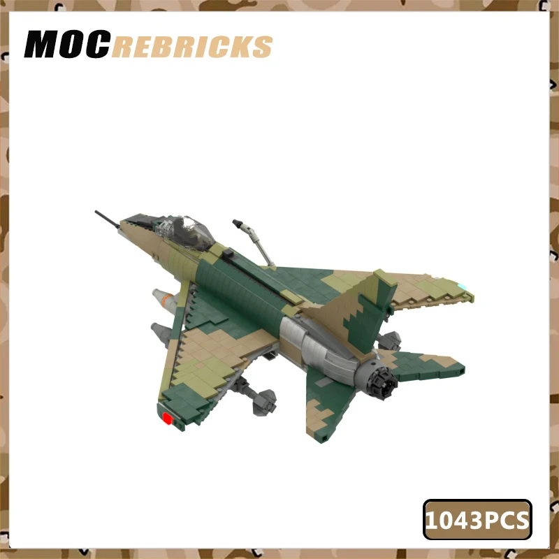 WW2 الأسلحة العسكرية الولايات المتحدة المقاتلة F-100 سوبر صابر كبار الطوب ألعاب للأولاد MOC بنة التعليم لتقوم بها بنفسك نموذج هدايا عيد الميلاد