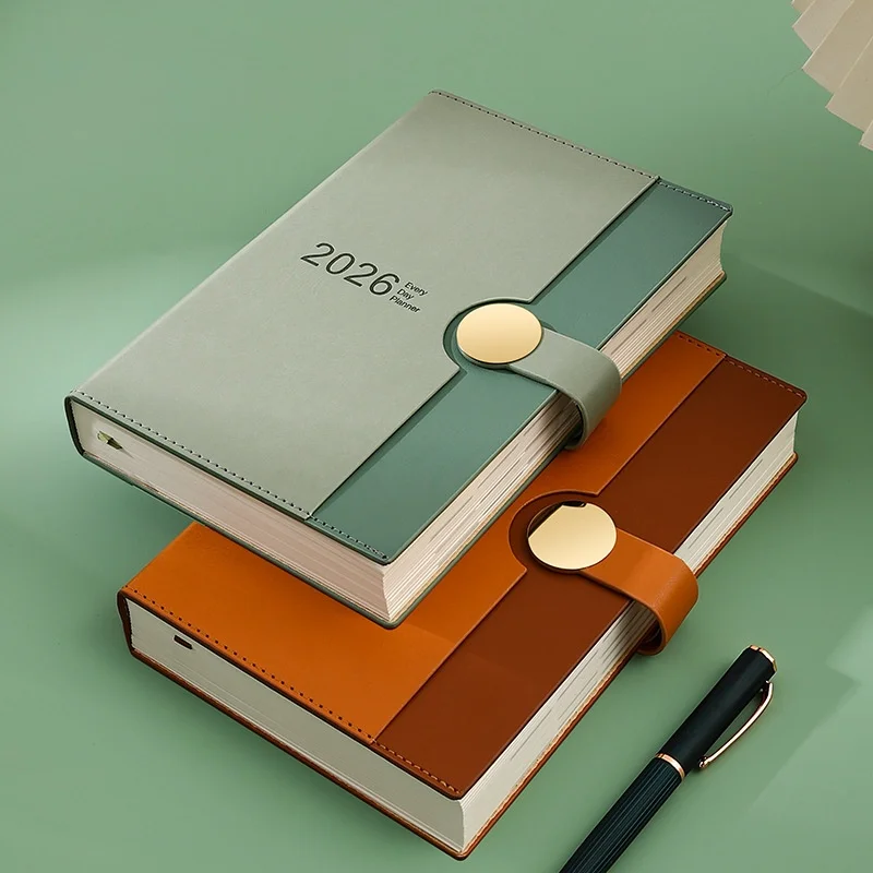 Planejador 2026 agenda diário a5 caderno diário calendário nota livro bala bloco de notas papelaria organizador escritório sketchbook kit