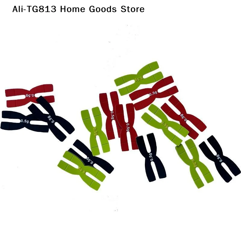 [TG813]1Pc Self-adhesive 0.5g Silicone H-shaped Badminton Racket Weight Tape For Adjusting Racket Balance Badminton Accessories