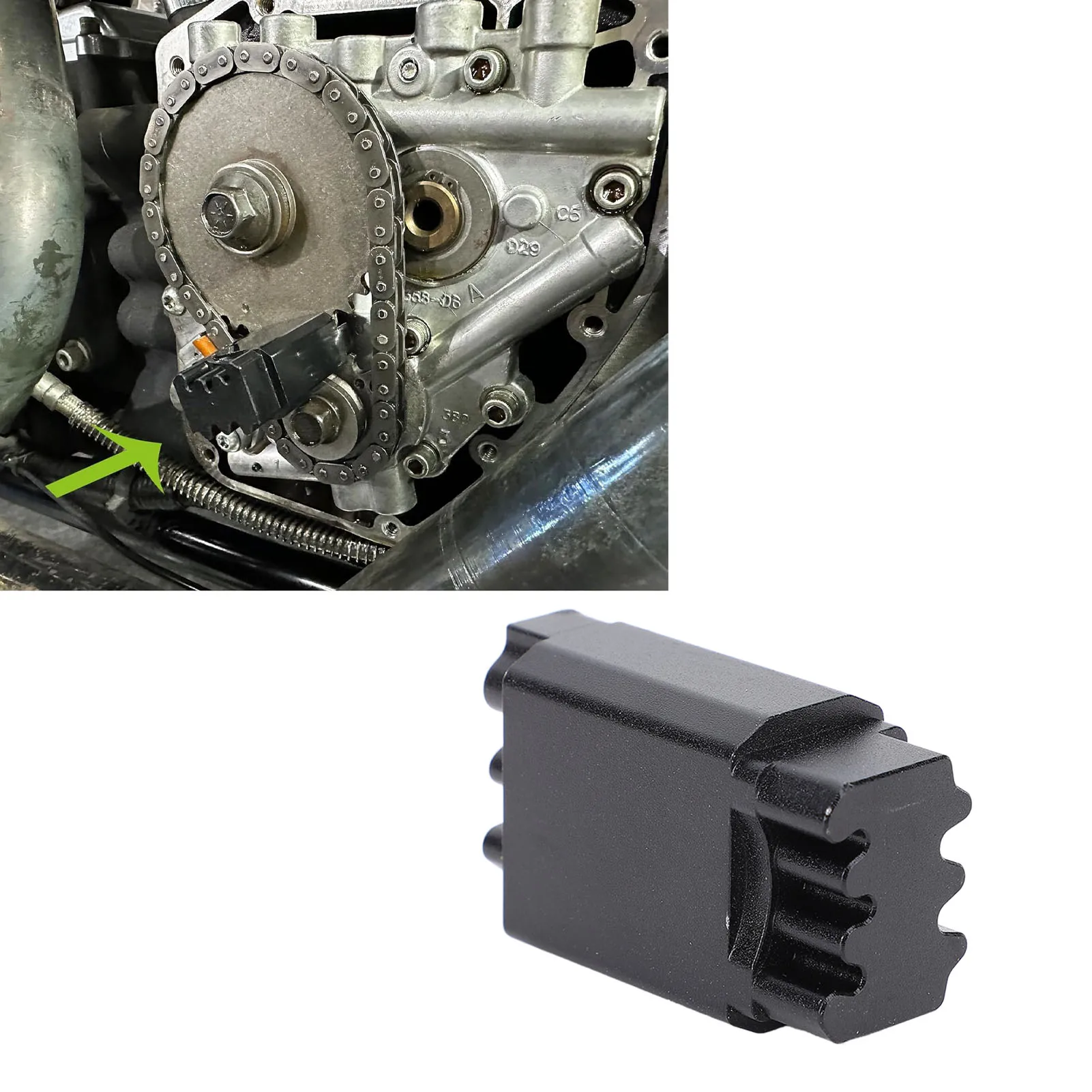 

Двуглавый инструмент для блокировки кулачка 42314, металлический, удобная замена для двигателей Twin Cam M8 Milwaukee 8