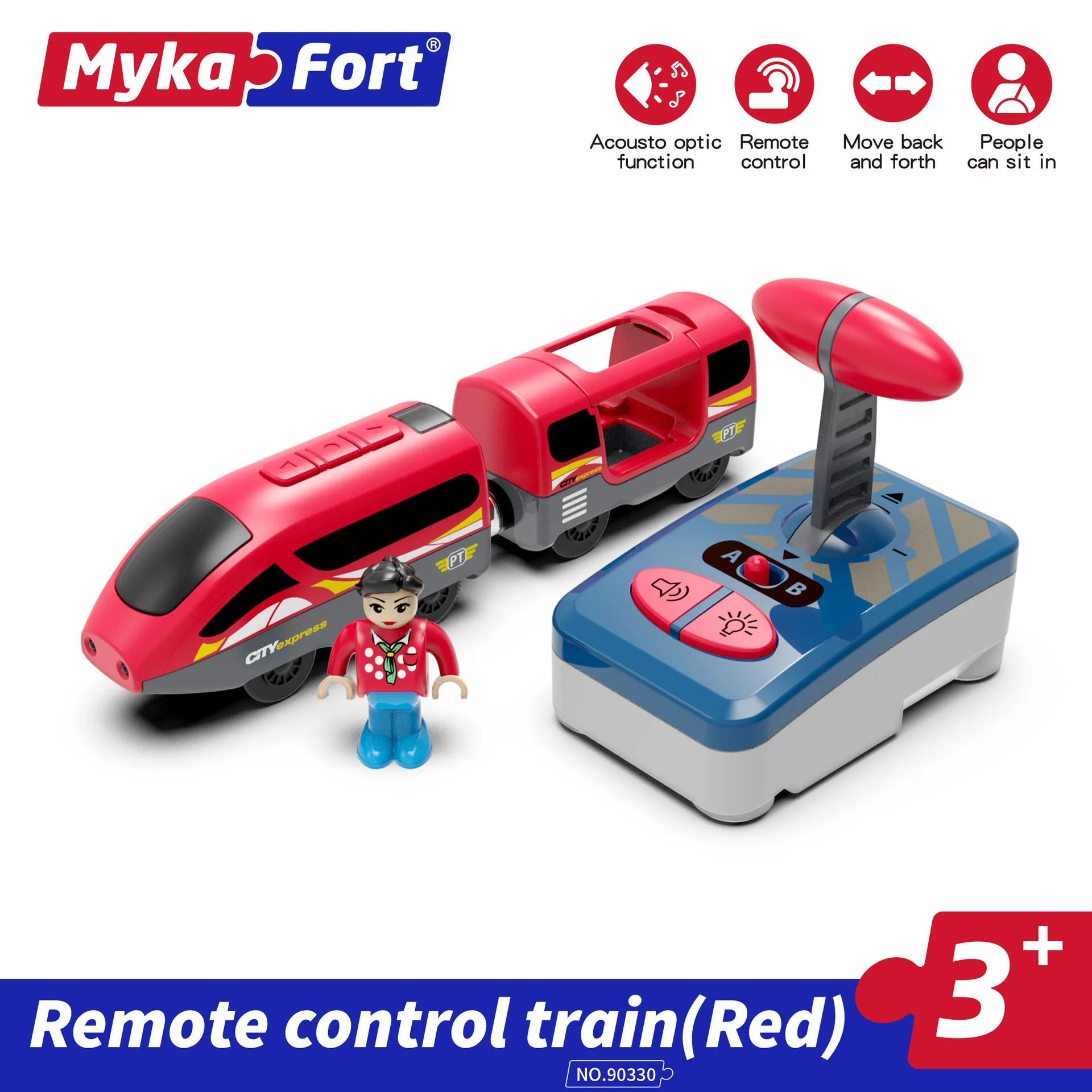 

Kids RC Electric Train Set Locomotive Magnetic Train Diecast Slot Toy Fit for Wooden Train Railway Track Toys for Children Gifts