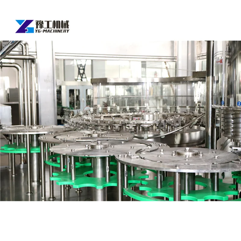 Automatic 3 in 1 Rotary PET Plastic Bottled Water Filling Machine for Purified Pure Mineral Spring Drinking Water Filling Machin