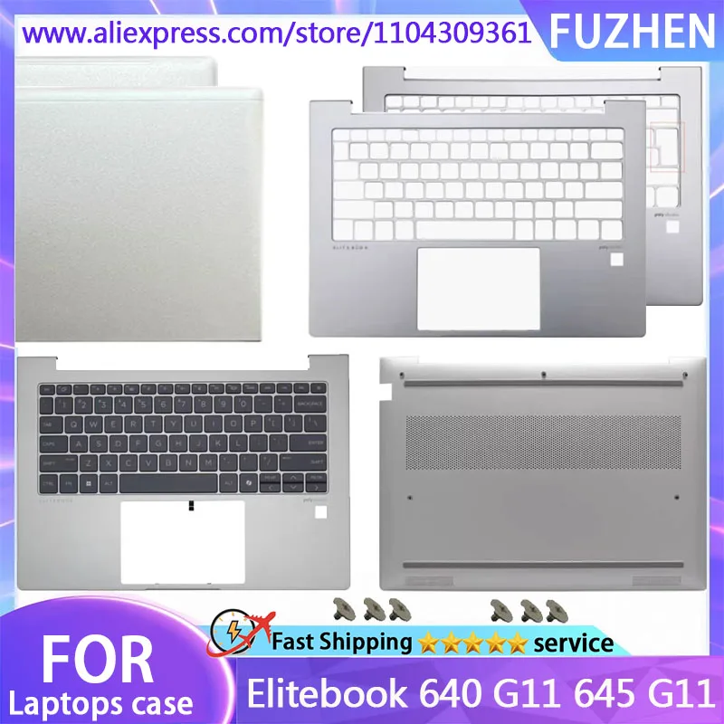 

New Cover For Elitebook 640 G11 645 G11 Laptop LCD Rear Cover/Palm Pad/Keyboard/Bottom Cover/Top Cover Silver