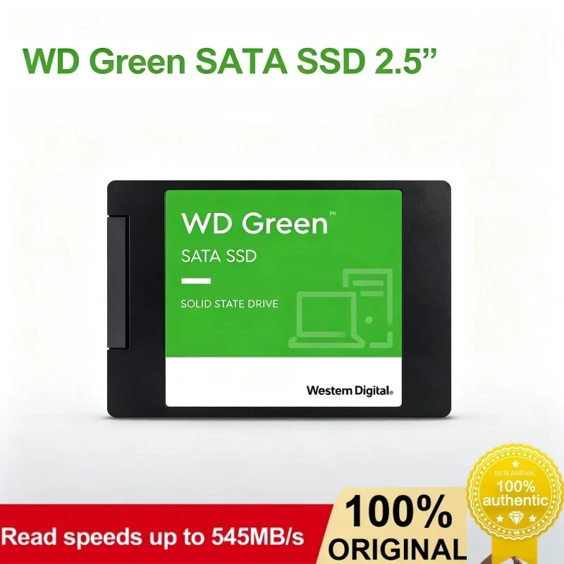 Original WD Green SATA 3 2.5" SSD 1TB 2TB Internal Solid State Disk High Performance Hard Drive For Notebook Desktop Computer